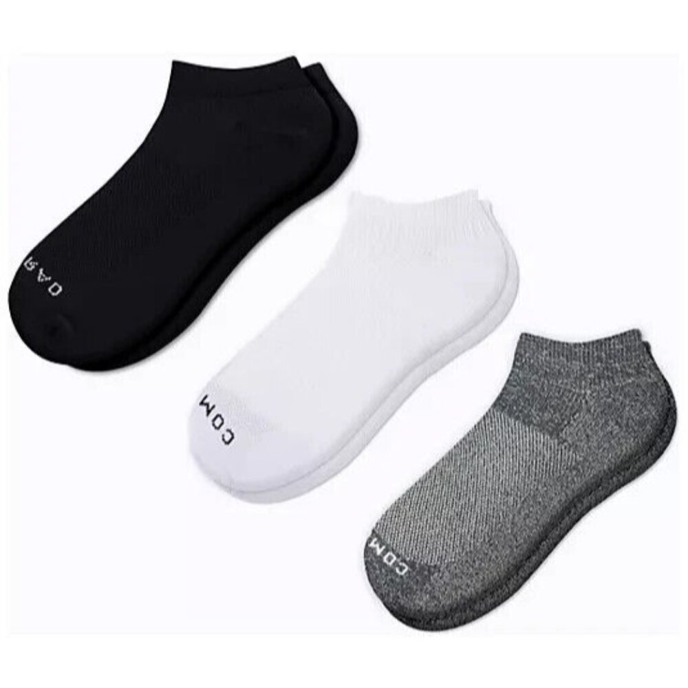 Comrad Set of 3 Nylon Ankle-Length Support Socks Basic,Medium A548740